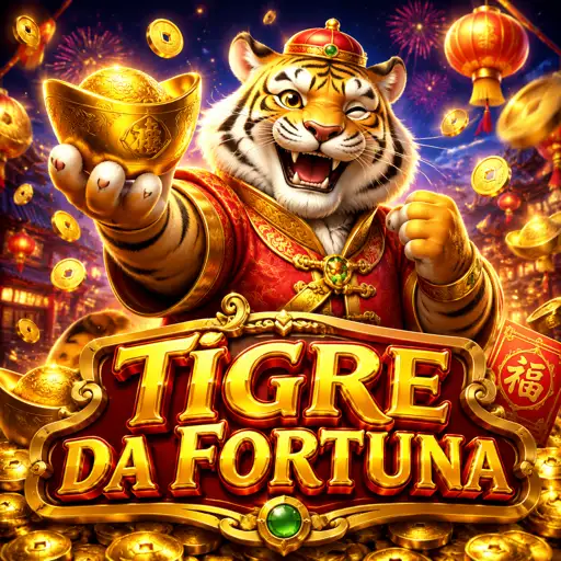 Capa do jogo de slot Fortune Tiger com o tigre da fortuna